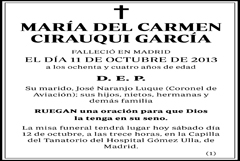 María del Carmen Cirauqui García